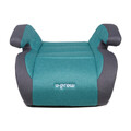 Inaltator auto copii cu Isofix R129, U-grow, 125-150 cm, poliester, verde/gri