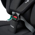 Scaun auto cu isofix, I-Size, U-grow, 76-150 cm, 52.3x45.3x69 cm, poliester, negru