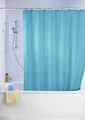 Perdea de dus Light, Wenko, 180x200 cm, plastic/poliester, albastru