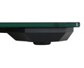 Cantar de baie LCD, Wenko, 28x28x2.2 cm, sticla/ABS, negru