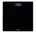 Cantar de baie LCD, Wenko, 28x28x2.2 cm, sticla/ABS, negru