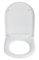 Capac de toaleta Exclusive, Wenko, 36.5x47 cm, duroplast/inox, alb