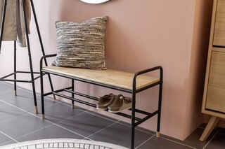85x33.5x50 cm, Negru;Natur