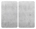 Set 2 protectii universale pentru aragaz Universal XL, Wenko, 40x52x1.8-4.5 cm, sticla/plastic, gri