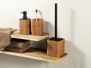 10x10x37 cm, Maro;Negru