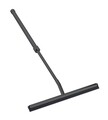 Racleta pentru baie cu maner telescopic Telescopic, Wenko, 26x3x37-59 cm, inox/cauciuc, negru