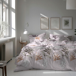 200x220 cm, Multicolor, Grey Leaf