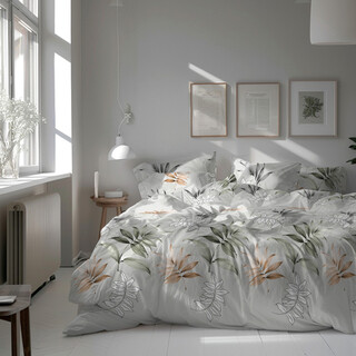 200x220 cm, Multicolor, Green Leaf