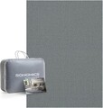 Covor antiderapant Songmics Area, 120x170 cm, lavabil la masina, poliester, gri dove
