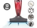 Aspirator vertical Cyclonic, Beper, 600W, 24.5x13.5x109 cm, ABS/aluminiu, rosu/gri
