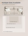 Covor antiderapant Songmics Boho, 120x170 cm, lavabil la masina, poliester, cappuccino