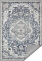 Covor antiderapant Songmics Vintage, 160x230 cm, lavabil la masina, poliester, gri dove