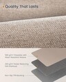 Covor antiderapant Songmics Faux Jute, 80x200 cm, lavabil la masina, imitatie iuta, maro
