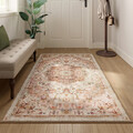 Covor antiderapant Songmics Vintage, 80x150 cm, lavabil la masina, poliester, cappuccino