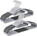 Set 30 umerase cu protectie antialunecare din cauciuc, Songmics, 42x21.5 cm, max 5 kg, plastic, gri