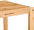 Etajera de baie / bucatarie, Songmics, 33x33x96 cm, bambus, natural