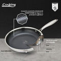 Tigaie, Titanium3, Cooking by Heinner, 28x5.5 cm, inox, argintiu