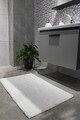 Covoras de baie, Irya Home, Plain, 60x100 cm, Bumbac, Alb