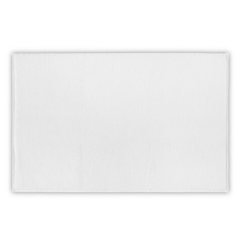 Covoras de baie, L'appartement , Fancy, 50x79 cm, 65% Bumbac/35% Lyocell, Alb