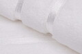 Set prosoape de baie 2 piese, Hobby, Dolce, Microbumbac, Alb