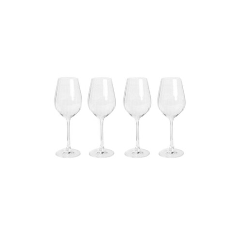 Set 4 pahare pentru vin Brilliant Bliss, Homla, 500 ml, sticla, transparent