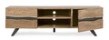 Comoda TV Manchester, Bizzotto, 195x38x60 cm, lemn de mango/otel