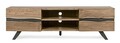 Comoda TV Manchester, Bizzotto, 195x38x60 cm, lemn de mango/otel