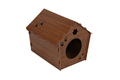 Casă din lemn pentru pisici, 199, MDF , Maro