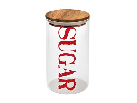 Recipient cu capac pentru zahar, Sugar Jar, Brandani, Ø10x17 cm, sticla