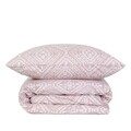 Lenjerie de pat King Size, Lille, Homla, 3 piese, 200x220 cm, microfibra din poliester, roz