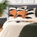 Lenjerie de pat King Size, Tierra, Homla, 3 piese, 200x220 cm, microfibra din poliester, multicolor