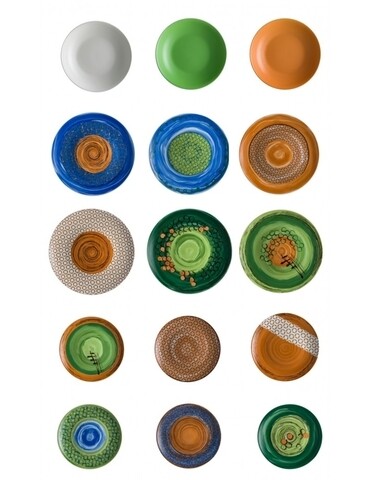 Serviciu de masa 18 piese, Caos, Brandani, portelan