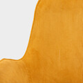 Fotoliu Lunaire, Homla, 86x76x87 cm, metal/catifea din poliester, mustar