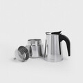 Filtru cafea Astar Mokka, Homla, 11x21 cm, 0.3 L, inox/plastic, argintiu