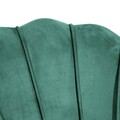 Fotoliu Shelly, Homla, 82x74x76 cm, metal/lemn/catifea din poliester, verde