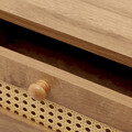 Noptiera Notto, Homla, 40x35x50 cm, MDF/ratan, natur