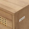 Noptiera Notto, Homla, 40x35x50 cm, MDF/ratan, natur