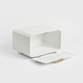 Cutie pentru paine Bien, Homla, 33x24x19 cm, inox/bambus, alb