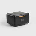Cutie pentru paine Bien, Homla, 33x24x19 cm, inox/bambus, negru