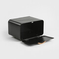 Cutie pentru paine Bien, Homla, 33x24x19 cm, inox/bambus, negru
