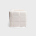Fotoliu Biskoto, Homla, 80x68x65 cm, lemn/poliester Boucle, ecru