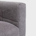 Fotoliu Biskoto, Homla, 80x68x65 cm, lemn/textil, gri