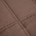 Cuvertura de pat Finch, Homla, 200x220 cm, poliester, maro