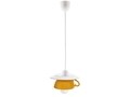 Pendul Afternoon tea, Deco Republic, E27, 1x60W, ceramica, galben