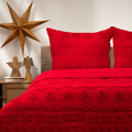 Lenjerie de pat King Size, Mariah, Homla, 3 piese, 200x220 cm, microfibra din poliester, rosu