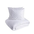 Lenjerie de pat King Size, Lyra, Homla, 3 piese, 200x220 cm, bumbac, negru