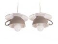 Lustra Afternoon tea, Deco Republic, E27, 2x60W, ceramica, bej