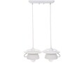 Lustra Afternoon tea, Deco Republic, E27, 2x60W, ceramica, alb