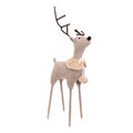 Decoratiune ren Millie, Homla, 30x68 cm, poliester, bej