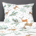 Lenjerie de pat King Size, Landskab, Homla, 3 piese, 200x220 cm, microfibra din poliester, multicolor